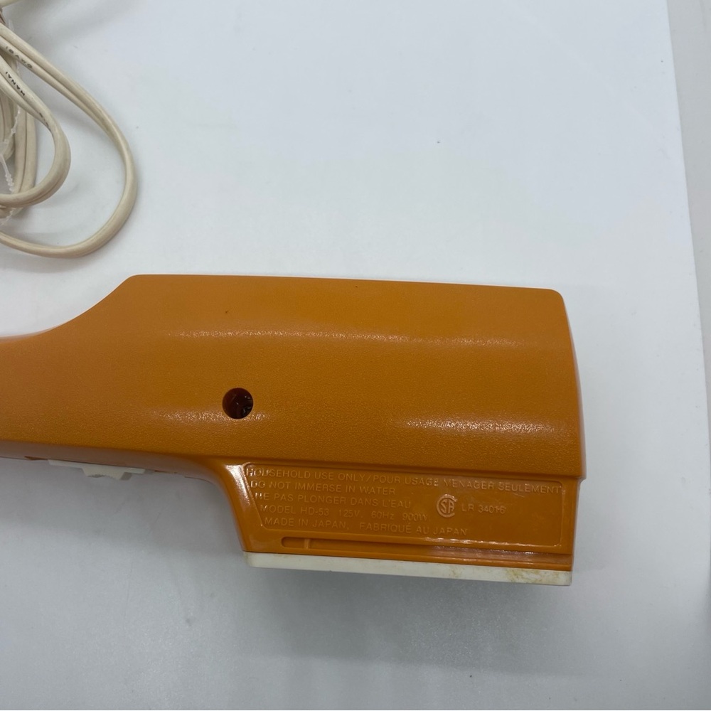 Sunbeam 900 Hair Dryer - Orange and White - Picture 8 of 11
